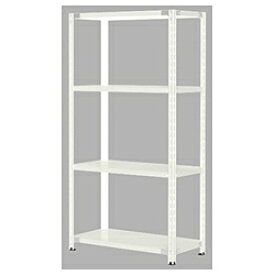 ガラージ 軽量棚KR KR-1084-4（ライトグレー) 581-866[KR10844] 【メーカー直送・代金引換不可・時間指定・返品不可】