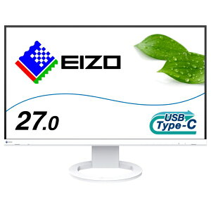 EIZO�b�G�C�]�[ USB-C�ڑ� PC���j�^�[ FlexScan EV2720S �z���C�g EV2720S-WT [27�^ /WQHD(2560×1440�j /���C�h /61Hz]