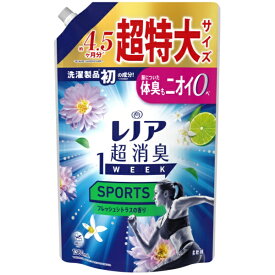 P&G｜ピーアンドジー レノア超消臭1weekSPORTSフレッシュシトラスの香り詰替超特大1380ml