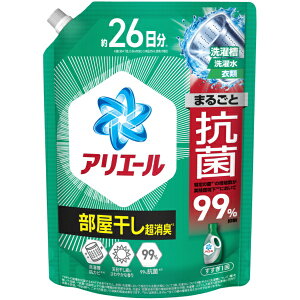 P&G|ピーアンドジー アリエールジェル部屋干しプラス 詰替超特大サイズ 625g