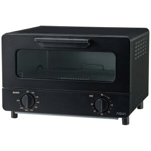 AQUA|アクア 遠赤外線ヒーター搭載 4枚焼きトースター ブラック AQT-CS14T(K)