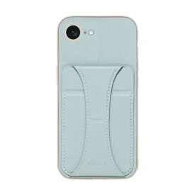 ナチュラルデザイン｜NATURAL design iPhone 16e 背面型ケース　NICOLA ブルー iP24SP-NIC03