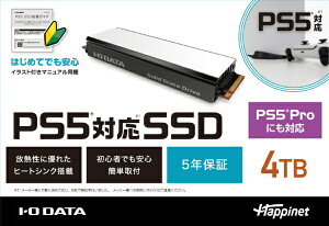 I-O DATAbACEI[Ef[^ PS5Ή M.2 gSSD q[gVNt 4TB HNSSD-4P5AyPS5z