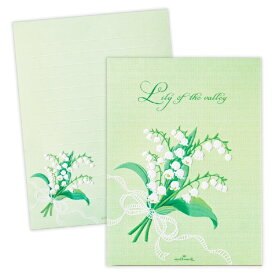 ニホンホールマーク｜Hallmark レターパッド チェンジズ・オブ・ネイチャー スズランブーケ EEP-844-394