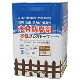 YOSHIDA SEIYUSHO｜吉田製油所 吉田製油所 水性クレオトップ ライトブラウン 14L