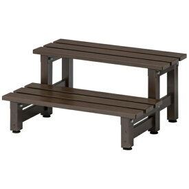 【エントリーで最大2万ポイント当たる｜11/18迄】 タカショー｜Takasho タカショー デッキ・タイル用品 美WOODデッキ 2段ステップ ブラウンウッド 【メーカー直送・代金引換不可・時間指定・返品不可】