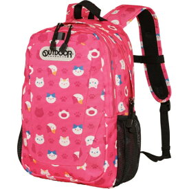 OUTDOOR PRODUCTS｜アウトドアプロダクツ カジュアルリュック デイパック キッズ 12L 軽量 370g A4 ピンク ODP-0022-PK