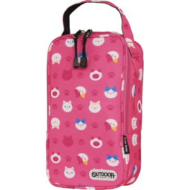 OUTDOOR PRODUCTS｜アウトドアプロダクツ シューズケース キッズ 軽量 145g 保育園 幼稚園 小学校 習い事 上履き入れ 入園 入学 ピンク ODP-0023-PK