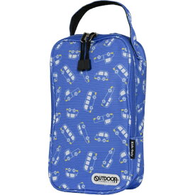 OUTDOOR PRODUCTS｜アウトドアプロダクツ シューズケース キッズ 軽量 145g 保育園 幼稚園 小学校 習い事 上履き入れ 入園 入学 ブルー ODP-0023-BL
