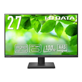 I-O DATA｜アイ・オー・データ USB-C接続 PCモニター (5年保証) ブラック LCD-CQ270SA [27型 /WQHD(2560×1440） /ワイド]