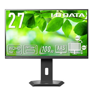 I-O DATAbACEI[Ef[^ USB-Cڑ PCj^[ t[X^CX^h(5Nۏ) ubN LCD-CQ270SA-F [27^ /WQHD(2560×1440j /Ch /100Hz]