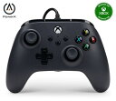 PowerA｜パワーエー 【国内正規品 2年保証】PowerA有線コントローラー ブラック　Xbox Series XS用 PC Windows 10/11 (公式ライセンス取得) PowerA 1519265JP-03