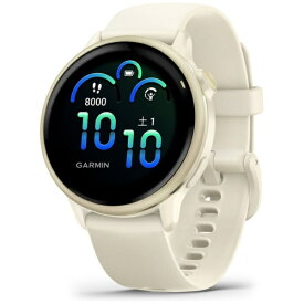 【エントリーで最大全額ポイント還元｜7/18迄】 GARMIN｜ガーミン vivoactive 6 （ヴィヴォアクティブ 6） GPSスマートウォッチ Bone / Lunar Gold 010-02985-31【Suica対応】