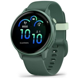 【エントリーで最大全額ポイント還元｜12/11まで】 GARMIN｜ガーミン vivoactive 6 （ヴィヴォアクティブ 6） GPSスマートウォッチ Jasper Green / J. Green Metallic 010-02985-32【Suica対応】