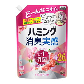 花王｜Kao ハミング消臭実感　ローズ＆フローラルの香り　つめかえ用　950ML ハミング