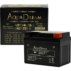 AQUA DREAMbANAh[ oCNpobe[ GOLD Motorcycle Battery (Ȍ݊obe[FYTX4L-BS/FTX4L-BS/FTH4L-BS) t[dς ADTX4L-BSII/ADTZ5II y[J[EsEԎwEԕis