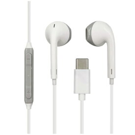 LUCILLA｜ルシーラ インナーイヤー型 Type-Cイヤホン ライトグレー HPTCLU002LGY [インナーイヤー型 /USB]