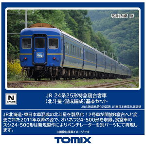 【エントリーで最大全額ポイント還元|11/5迄】【2025年11月01日発売】 TOMIX|トミックス 24系25形特急寝台客車(北斗星・混成編成)基本セット(6両)【発売日以降のお届け】