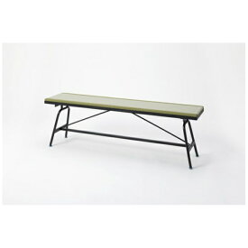 大島屋｜ooshima-ya 大島屋　畳アイアンベンチ　樹脂製座面　W140×D30×H45cm 【メーカー直送・代金引換不可・時間指定・返品不可】