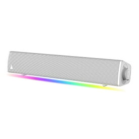 CREATIVE｜クリエイティブメディア SP-SBGS3-WHA ゲーミングサウンドバー Bluetooth＋USB-C/3.5mmポート USB-C電源 Sound Blaster GS3 [USB電源 /2.0ch]