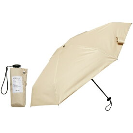 KIZAWA｜キザワ 折りたたみ傘 5段式コンパクトスリム日傘 nano ベージュ M50BC-065RPI-beige [晴雨兼用傘 /50cm]