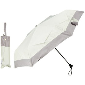 KIZAWA｜キザワ 折りたたみ傘 コンパクト形状安定日傘 opal オフ×グレー M50XT-064PI-off-grey [日傘 /50cm]