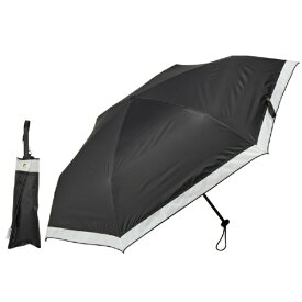 KIZAWA｜キザワ 折りたたみ傘 超軽量カーボン日傘 6本骨 airia lumi オーガンジー ブラック MEX55OK-063PI-black [晴雨兼用傘 /55cm]