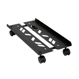 ainex｜アイネックス CPUスタンド [W201〜261xD500mm] キャスター付 ブラック PSD-01