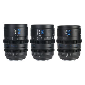 SIRUI｜シルイ シネマレンズ T1.4 Full Frame 3本セット(24mm/35mm/50mm) E/ブラック(L/RF/Z交換マウントアダプター付) SIRUI VP-1-3B-JP [ソニーE /単焦点レンズ]