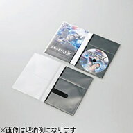 ELECOM｜エレコム DVD CDソフトケース トールサイズ 1枚収納 30枚セット ジャケット・ブックレット収納対…