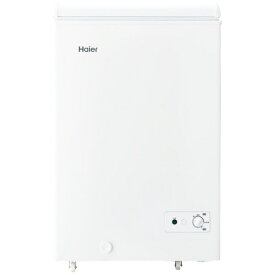 【エントリーで最大全額ポイント還元｜7/18迄】 ハイアール｜Haier 冷凍庫 ホワイト JF-CW10A-W [幅54.5cm /100L /1ドア /上開き]【rb_makerA】