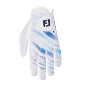 フットジョイ｜FootJoy メンズ ゴルフグローブ ステイクール ホワイト×ネイビー FGSC25WN [メンズ /左手着用(右打ち用) /26cm]