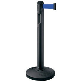 山崎産業｜THE YAMAZAKI CORPORATION コンドル ガイドポール 80-5000（注水タイプ）支柱黒 ベルト青 【メーカー直送・代金引換不可・時間指定・返品不可】