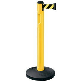 山崎産業｜THE YAMAZAKI CORPORATION コンドル ガイドポール 80-5000（注水タイプ）支柱黄 ベルトトラ柄 【メーカー直送・代金引換不可・時間指定・返品不可】