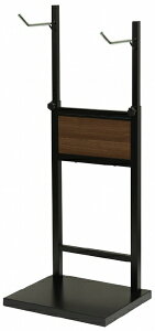 MOJYU|モジュ 自転車スタンド【Lex(レック)】1台用 ブラック/ブラウン木目 BCD001