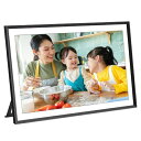 【エントリーで最大全額ポイント還元｜3/11まで】 MOONKA｜ムーンカ wifiデジタルフォトフレーム 15.6インチ タッチス…