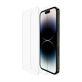 BELKIN｜ベルキン SCREENFORCE iPhone 14 Pro 用保護 強化ガラスフィルム 2枚セット