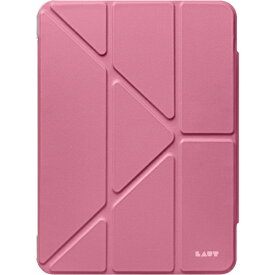 LAUT｜ラウ 11インチ iPad（A16）、10.9インチ iPad（第10世代）用 HUEX FOLIO Versatile Stand case with Stylus Pen Slot ピンク L_IPD22_HF_P