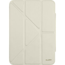 LAUT｜ラウ iPad mini（A17 Pro / 第6世代）用 HUEX FOLIO Versatile Stand case with Stylus Pen Slot ホワイト L_IPM7_HF_W