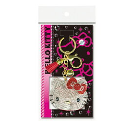 OWLTECH｜オウルテック ハローキティ キラキラレザーキーホルダー レッド 26207