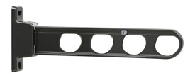 川口技研｜KAWAGUCHI GIKEN 屋外腰壁用物干 HDS型 ベース幅狭タイプ 1本 ホスクリーン ダークブロンズ HDS-45-DB