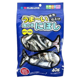 プラスラブ｜PLUS LOVE プラスラブ　うまーい海の幸にぼし減塩仕上　40g