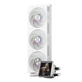 PCCOOLER｜ピーシークーラー 水冷CPUクーラー 120mmファンx3 [LGA115X/1200/1700/1851/20XX・AM4/AM5] DT360 ARGB WHITE ホワイト DT360-ARGB-WH