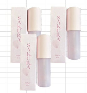 SAKURA SERUM�i3�{�Z�b�g�j SAKURA SERUM�i3�{�Z�b�g�j �q���\�t�B�[