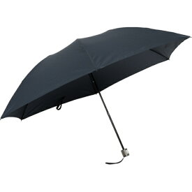 LOJEL JAPAN｜ロジェールジャパン 折りたたみ傘 キレがある傘 手開き式 ナノ撥水加工 6本骨 手が濡れにくい ネイビー LJ-268310-NV [雨傘 /メンズ /60cm]