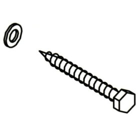 川口技研｜KAWAGUCHI GIKEN 屋外物干用 木造ジカ付パーツ 1袋 ホスクリーン ステンレス生地 HP-6