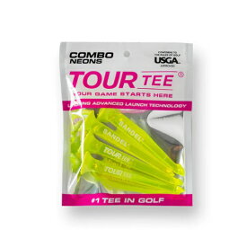 BANDEL｜バンデル ゴルフティー TOURTEE LONG 4pieces set Neon Yellow BG-TTL014