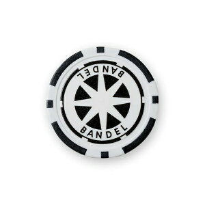 BANDEL�b�o���f�� �S���t�}�[�J�[ Golf CASINO TIP MARKER Black×White BG-MK001