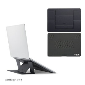 MOFT｜モフト ノートパソコン / タブレットPCスタンド［11〜14インチ / 7〜11インチ] 超薄型 非粘着タイプ MOVAS版 ジェットブラック MS002-1-MP-JTBK