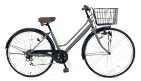 サイモト自転車｜SAIMOTO 自転車 サイサリス 276シティ_G クールグレー [外装6段 /27インチ]【キャンセル・返品不可】 【代金引換配送不可】